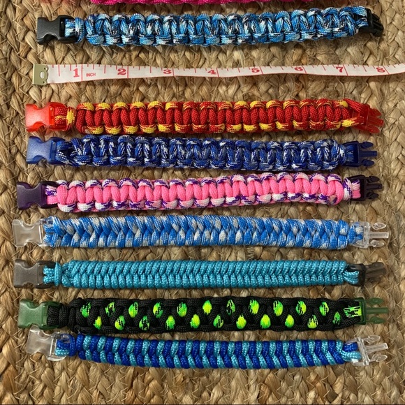 🚻 5/$14! Parachute cord survival macrame bracelet - Picture 4 of 10